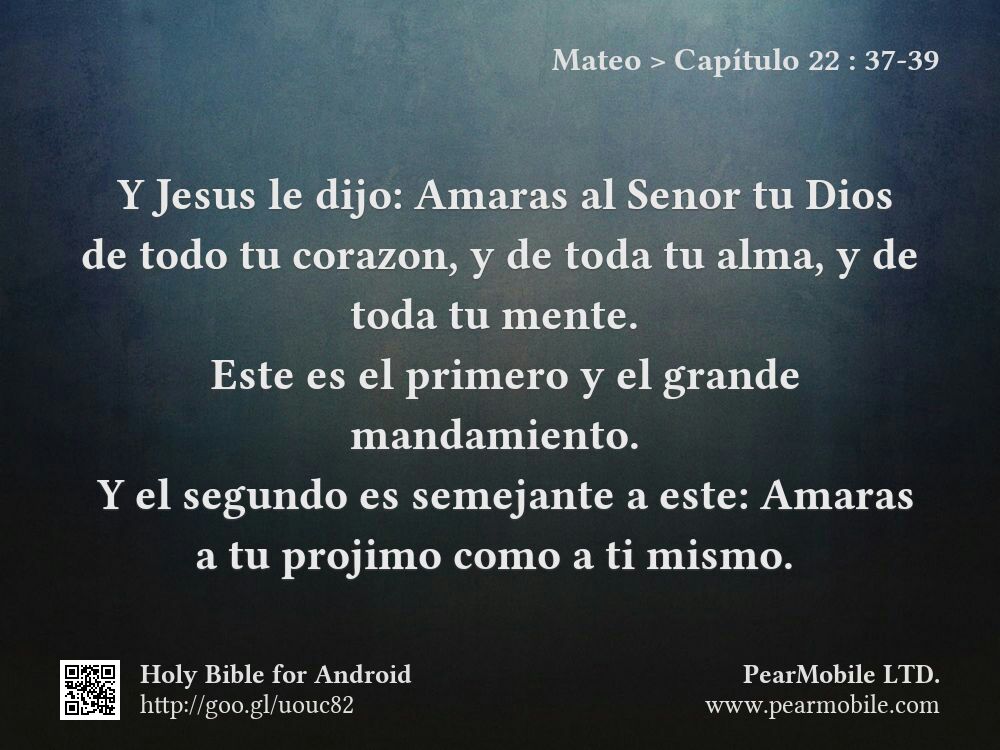 Mateo, Capítulo 22:37-39